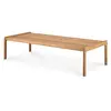 Ethnicraft - Table basse Jack - Bois naturel - Teck massif - Designer ...