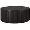 Ethnicraft - Table basse Roller - Bois naturel - Acajou teinté - Desig...