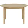 Ethnicraft - Table ronde Bok - Bois naturel - Chêne massif huilé - Des...