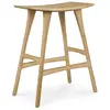 ETHNICRAFT tabouret OSSO H 67 cm (Chêne naturel - bois massif)
