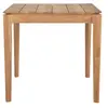 Ethnicraft - Table carrée Bok OUTDOOR - Bois naturel - Teck massif - D...