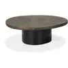 ETHNICRAFT table basse SLICE (105 x 94 cm - Minerals Whisky)