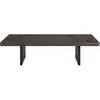 Ethnicraft - Table basse Grooves - Noir - Teck massif certifié FSC