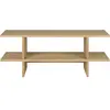 Ethnicraft - Table basse Kabuki - Bois naturel - Chêne massif - Design...