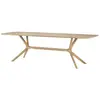 ETHNICRAFT table rectangulaire X (250 cm - chêne)