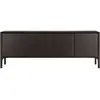Ethnicraft - Buffet PI - Marron - Teck massif teinté - Designer Alain ...