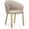 Ethnicraft - Fauteuil rembourré Unda - Beige - Mousse haute densité - ...