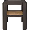 Ethnicraft - Table d'appoint Panel - Marron - Teck massif - Designer J...