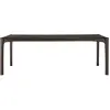 ETHNICRAFT table rectangulaire PI (220 x 95 x 76 cm - Teak verniciato ...