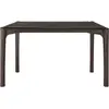 ETHNICRAFT table rectangulaire PI (140 x 80 x 76 cm - Teak verniciato ...