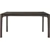 ETHNICRAFT table rectangulaire PI (160 x 80 x 76 cm - Teak verniciato ...
