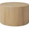Ethnicraft - Table basse Roller - Bois naturel - Chêne massif huilé - ...