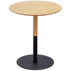 Table d'appoint - ALTER EGO - DILA H45 - Bois finition naturelle et mé...