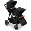 BANINNI Luiz - Poussette Double - De 0 à 36 mois - Jusqu'à 22Kg - Noir