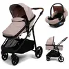 Baninni 3-en-1 Poussette Multi Stands avec Siège d’Auto Nelia Beige