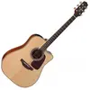 Takamine Guitare Électro-Acoustique Folk Takamine P4dc Electro Cutaway Natural Gloss