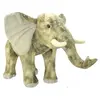 Peluche elephant gris debout 40 cm - animaux d'afrique - wild