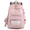 Sac à Dos - Primaire - Fille - Grande Capacité - Nylon - Rose
