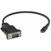 Vision Professional - Adaptateur série - 24 pin USB-C (M) pour DB-9 (M) - noir
