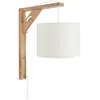 Applique TOSEL ÉQUERRE tissu naturel D 30 x  H 16 cm