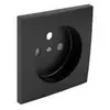 Prise de courant 16A 2P+T noire mat Efapel Logus 90 21110 TPM