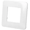Plaque de finition blanche simple Efapel Latina 42910T