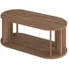 Temahome Boutique Officielle - Table basse 110x50x51 cm décor noyer
