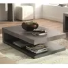 Temahome Table Basse Detroit Béton Et Noir 110 X 65 - Temahome