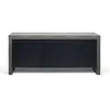 Temahome Buffet Kobe Béton Et Noir 3 Portes 188 X 45 - Temahome