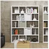 TEMAHOME Etagère 5 niveaux 150x34x198 cm décor blanc mat - poppy