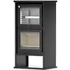 REDPOD Poele à Bois + four de cuisson Paredes 7,8 Kw