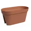 Jardinière Balcon - Plastique - Terre cuite - Rectangulaire - L60 x P3...
