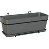 ARTEVASI - Kit Jardinière capri 50cm v2 anthracite 50,2 x 28,5 x h20,7...