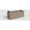 Jardinière Rimini - ARTEVASI - 20 x 51 x H 20 cm - 17 L - Gris taupe