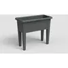 ARTEVASI Table de Culture Venezia - 39 x 80 x H 69 cm - Gris anthracite