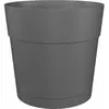 Pot à fleurs et plantes rond CAPRI LARGE - Plastique - Réservoir d'eau...