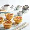 Artame art32207 pastel de nata lot de 4 moules en inox