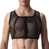 Crop Top Filet MANY Noir XL