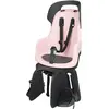 BOBIKE 8012300014 - Siège arrière GO Maxi avec Support Porte-Bagages MIK-HD pour vélos avec Roues de 26" à 29" en Rose Barbe à Papa