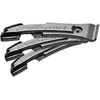 POLISPORT 8611000001 - Démonte-pneus de vélo, Pack d'outils de Changement de Pneu avec 3 unités en Couleur Noir