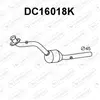 VENEPORTE S.A. Catalyseur pour DACIA: Sandero, Logan (Ref: DC16018K)