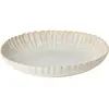 Assiette creuse en grès beige sable 29 cm Mallorca - Costa Nova