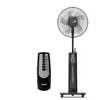 Haeger Black Mist II Ventilateur brumisateur sur pied avec commande 70 W Noir