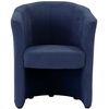 Fauteuil fixe NAOMI coloris bleu
