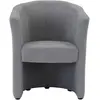 Fauteuil fixe NAOMI coloris gris clair