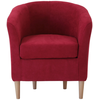 Fauteuil fixe EVE coloris rouge