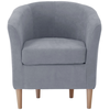 Fauteuil fixe EVE coloris gris clair