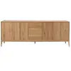 Buffet chêne massif 4 portes 3 tiroirs Charles  Bois