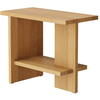 NINE - Table d'appoint Tee - Bois naturel - Chêne massif huilé - Desig...