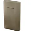 Vase en verre soufflé taupe 35cm Ridge - Muuto